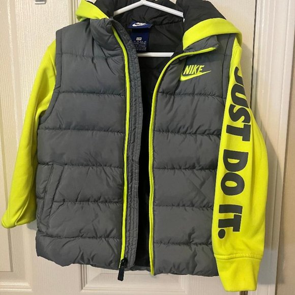 Nike Other - Nike Puffer Vest Jacket Hoodie Kids/Youth 4/XS